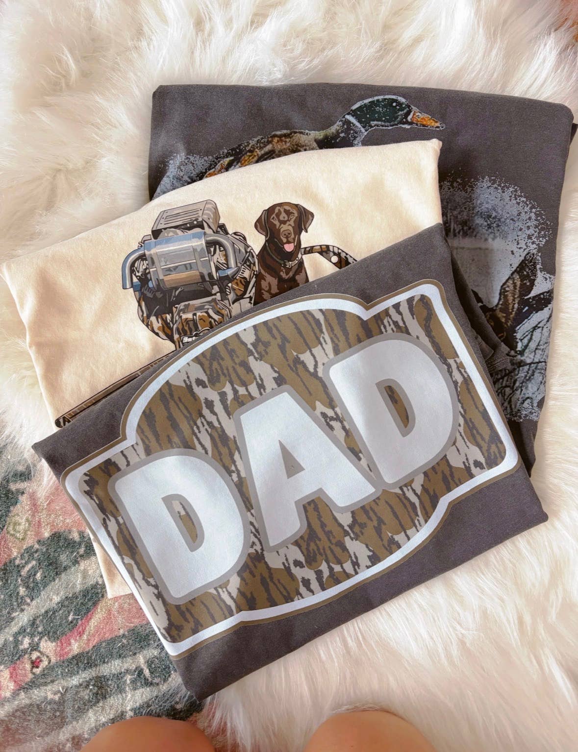 Camo Dad Tee (Back Design Only): XL