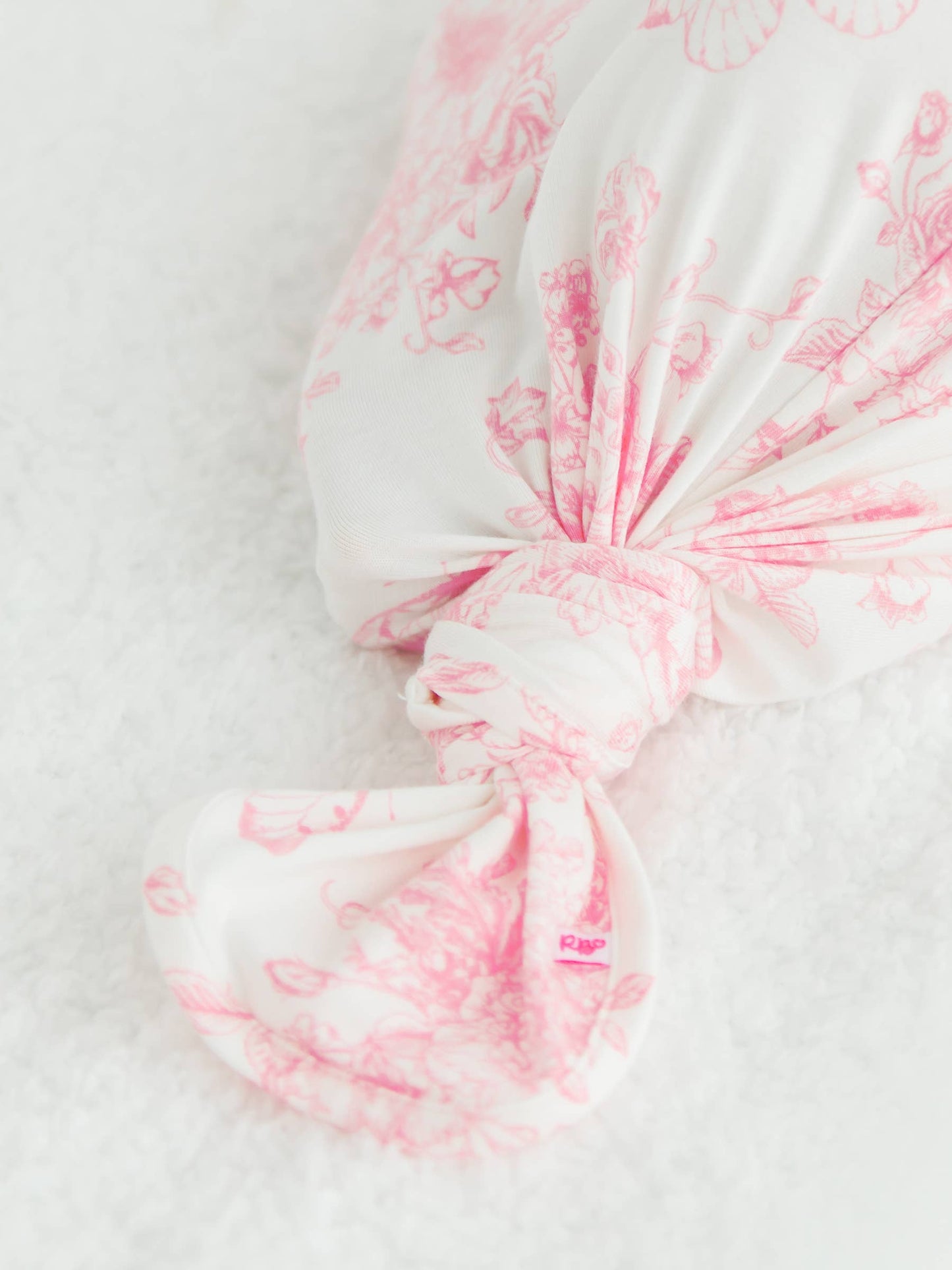 Pink Toile Bamboo Set: Newborn-3m