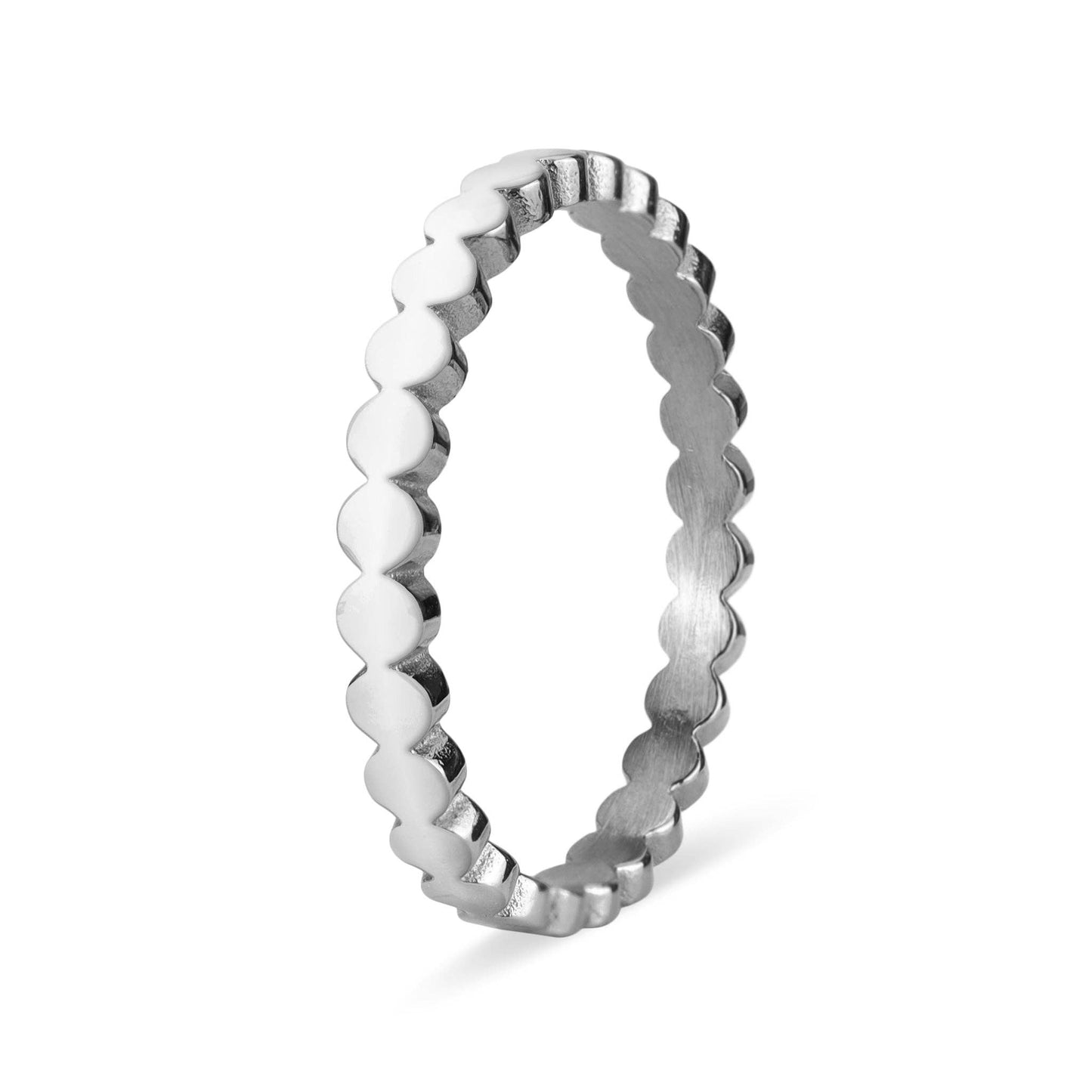 Flat Circle Stacking Ring: Gold / 6