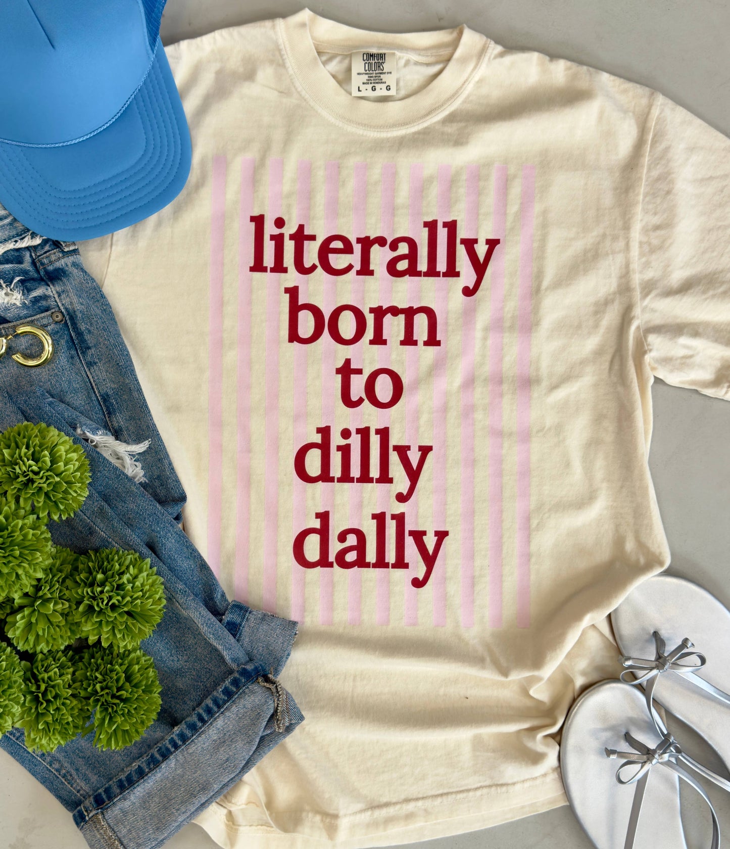 Literally Born To Dilly Dally: Blue / Medium