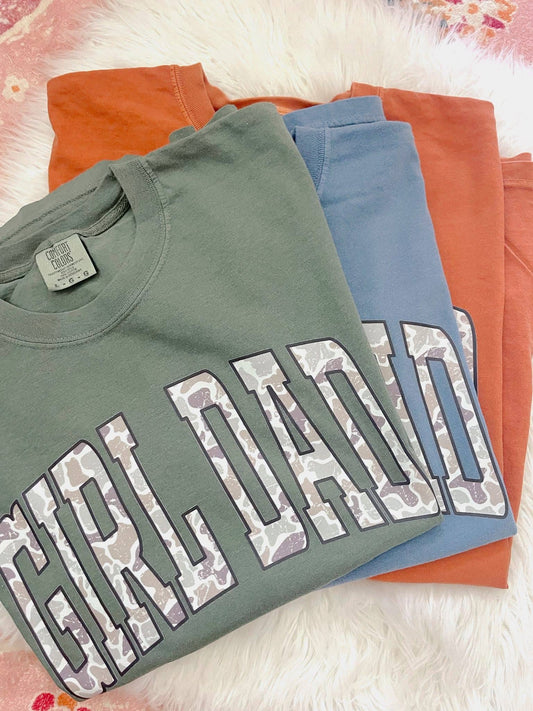 Camo Girl Dad Tee: XL