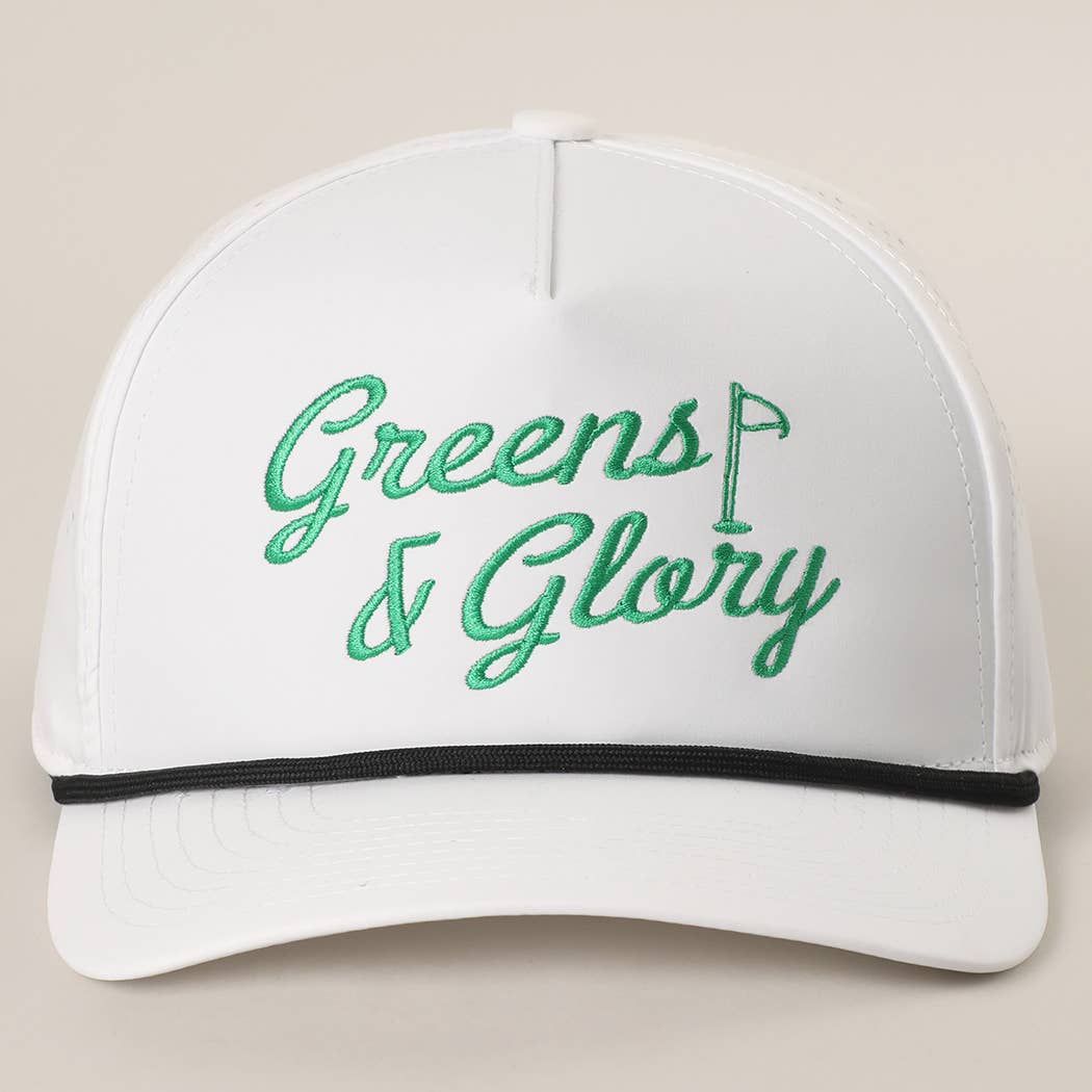 Greens & Glory Solid Color Premium Materials Trucker Hat: BLACK/WHITE / One Size