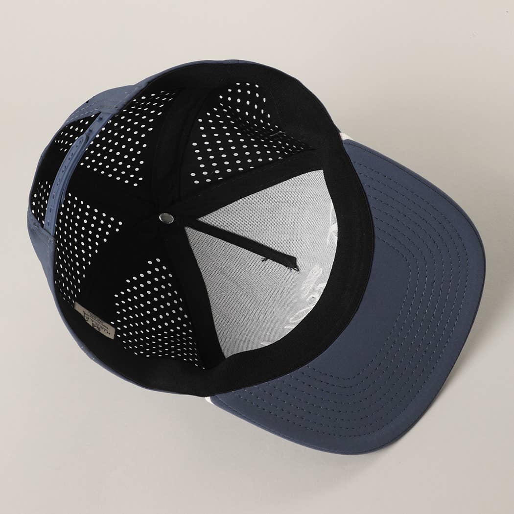 THE DAD CLUB Embroidered Premium Materials Trucker Hat: SAND / One Size
