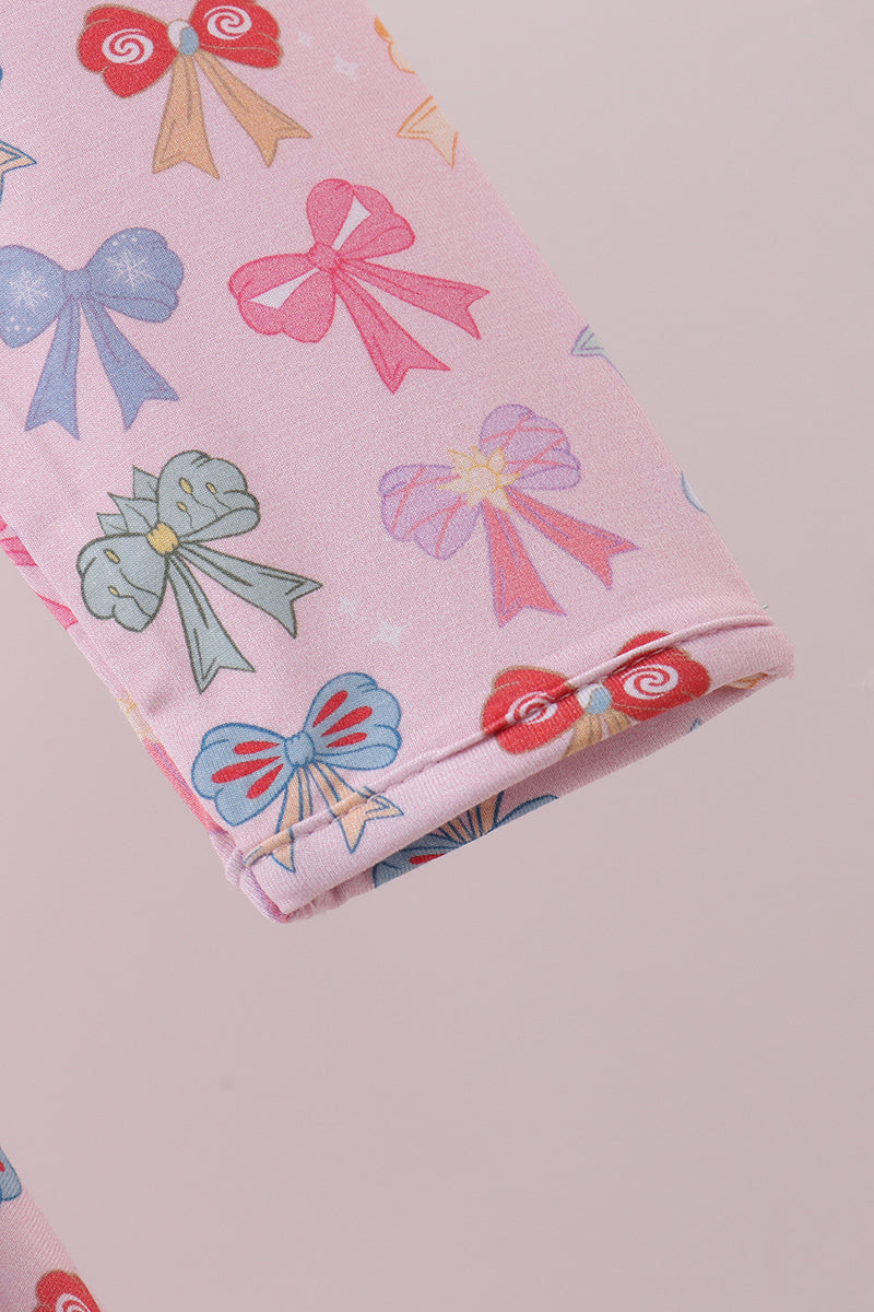 Premium whimsical bows bamboo dress