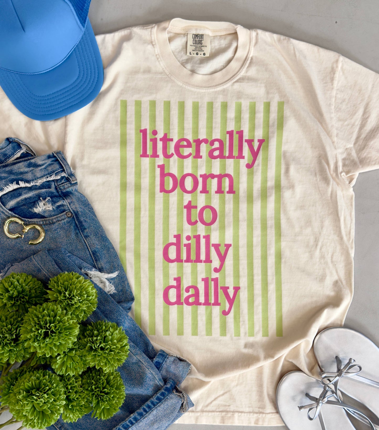 Literally Born To Dilly Dally: Blue / Medium