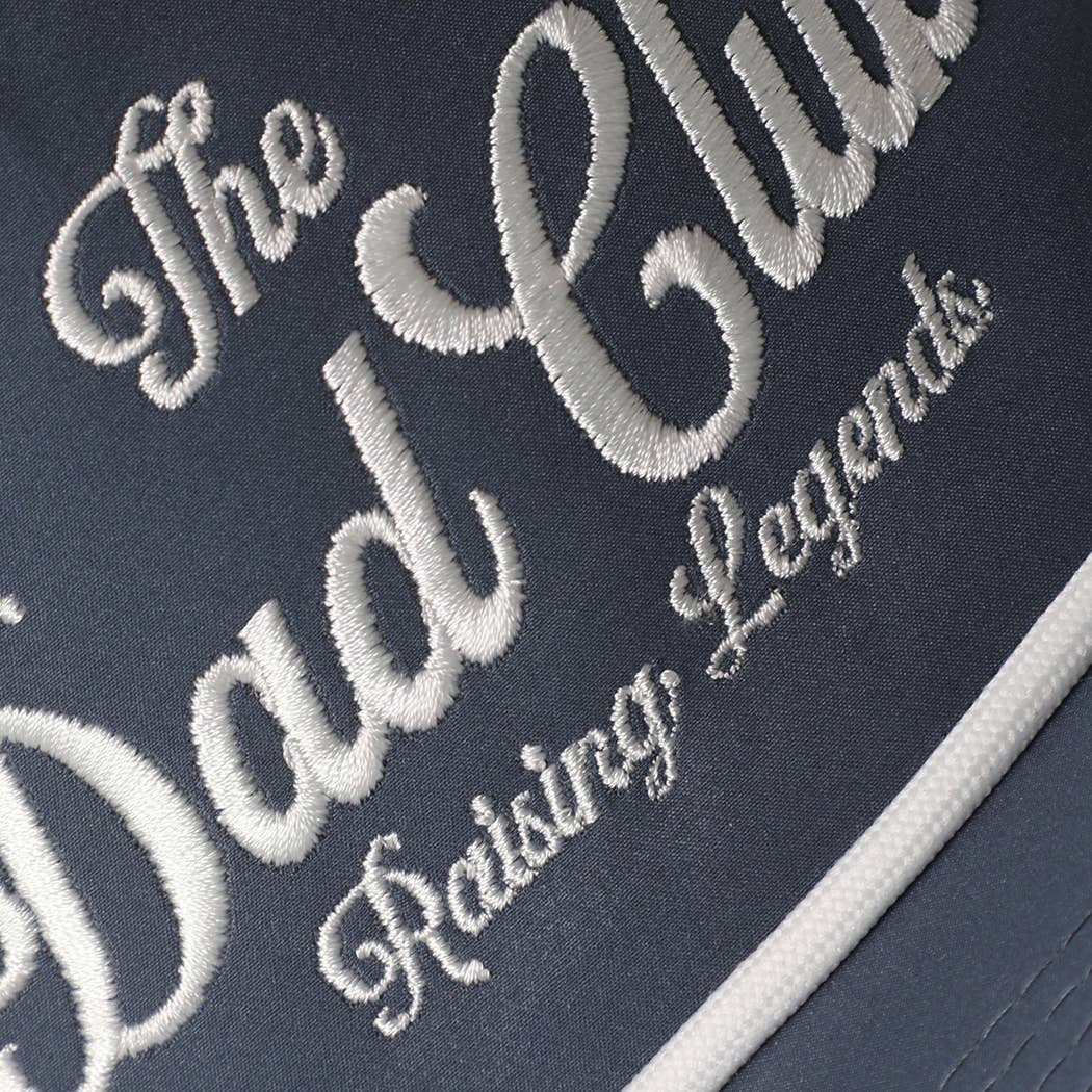 THE DAD CLUB Embroidered Premium Materials Trucker Hat: SAND / One Size