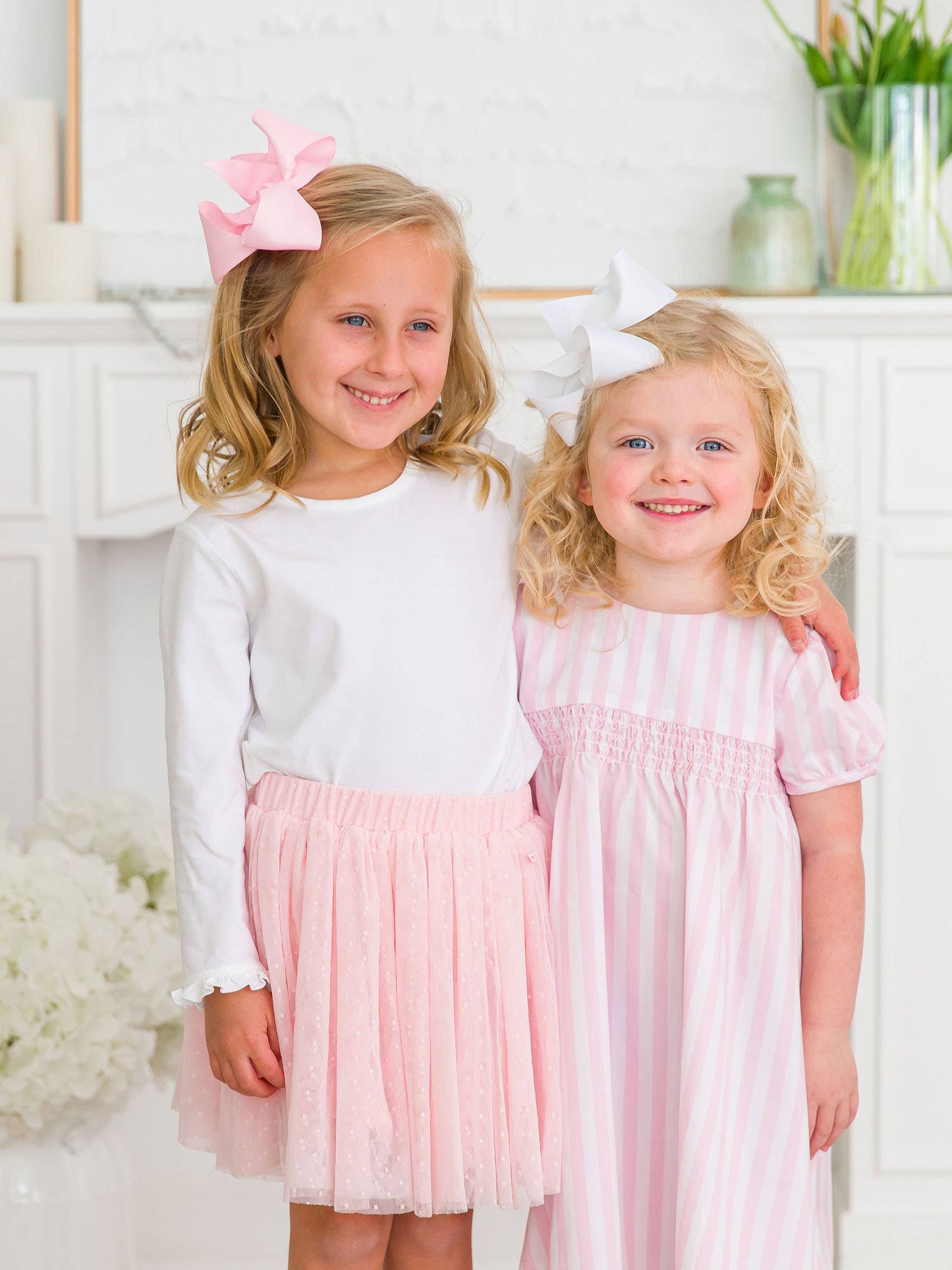 Pink Hair Bow/ One Size