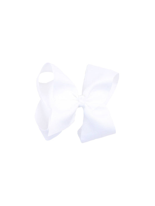 White Hair Bow/ One Size