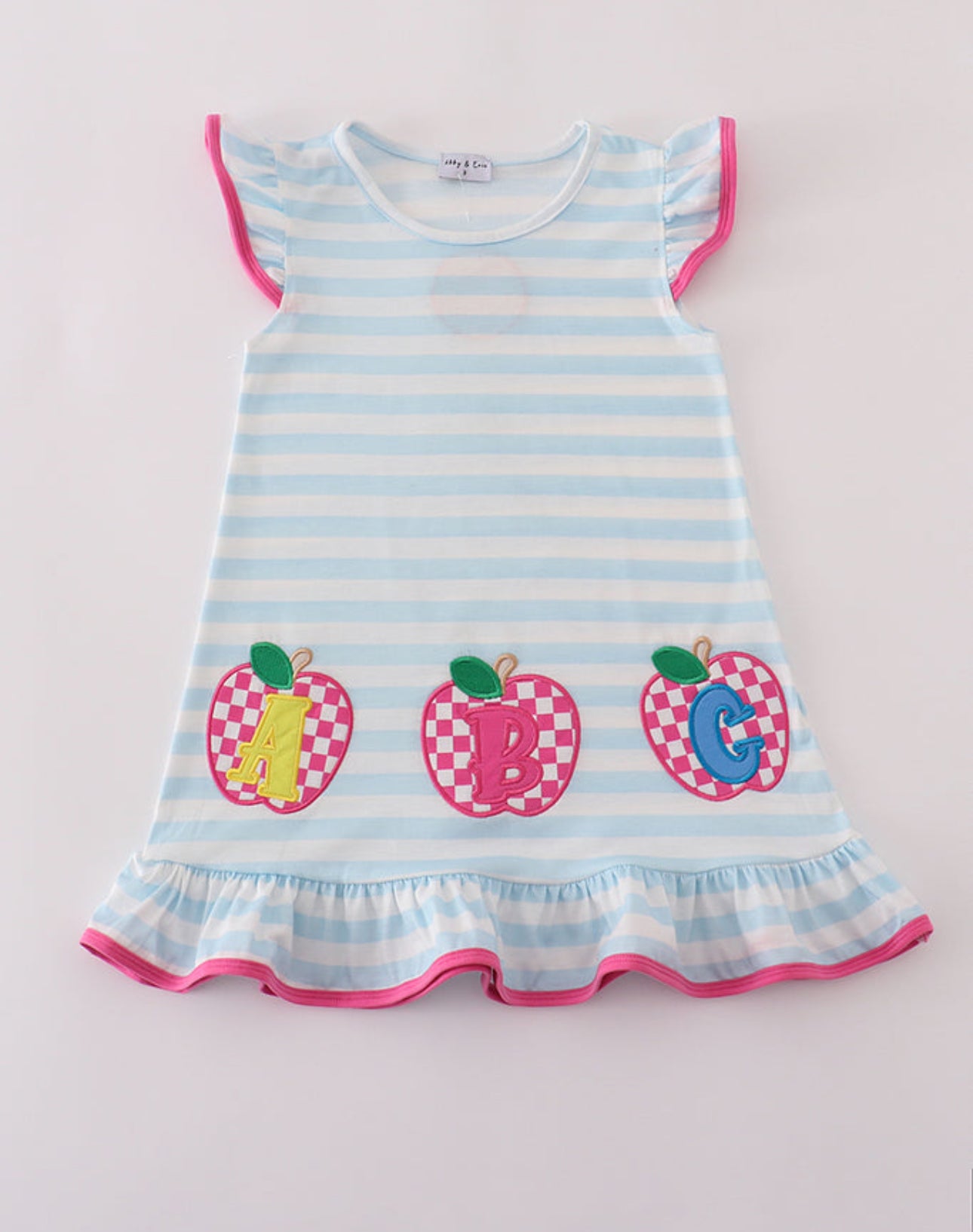 ABCs Checkered Apple Dress