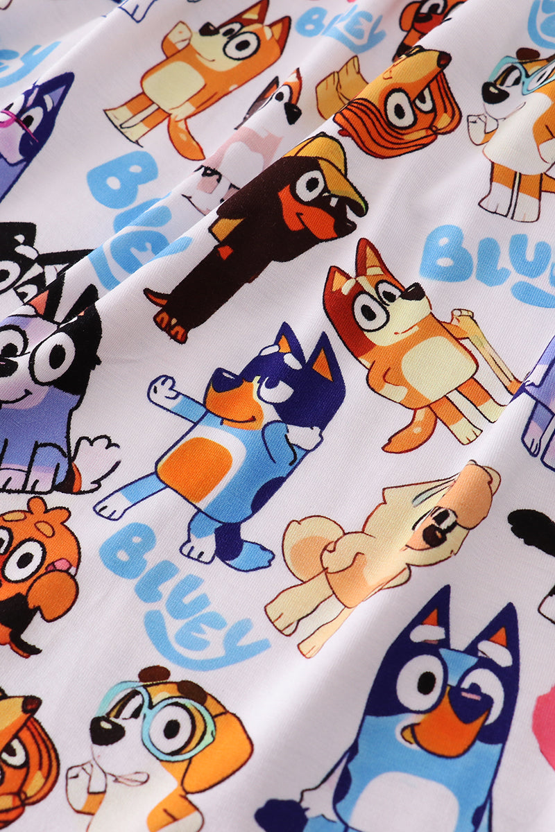 Character print bamboo dress