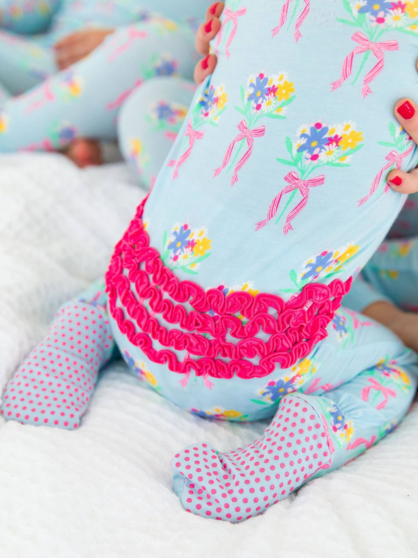 Bows & Bouquets Bamboo Zippy / 0-3m