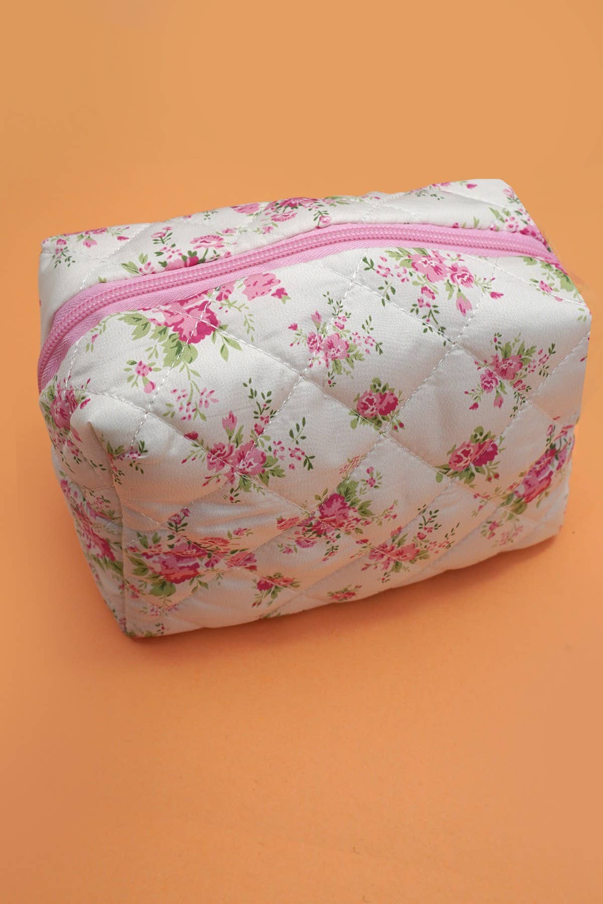 FLORAL TOILE PATTERN MAKEUP COSMETIC POUCH BAG | 40P562: C