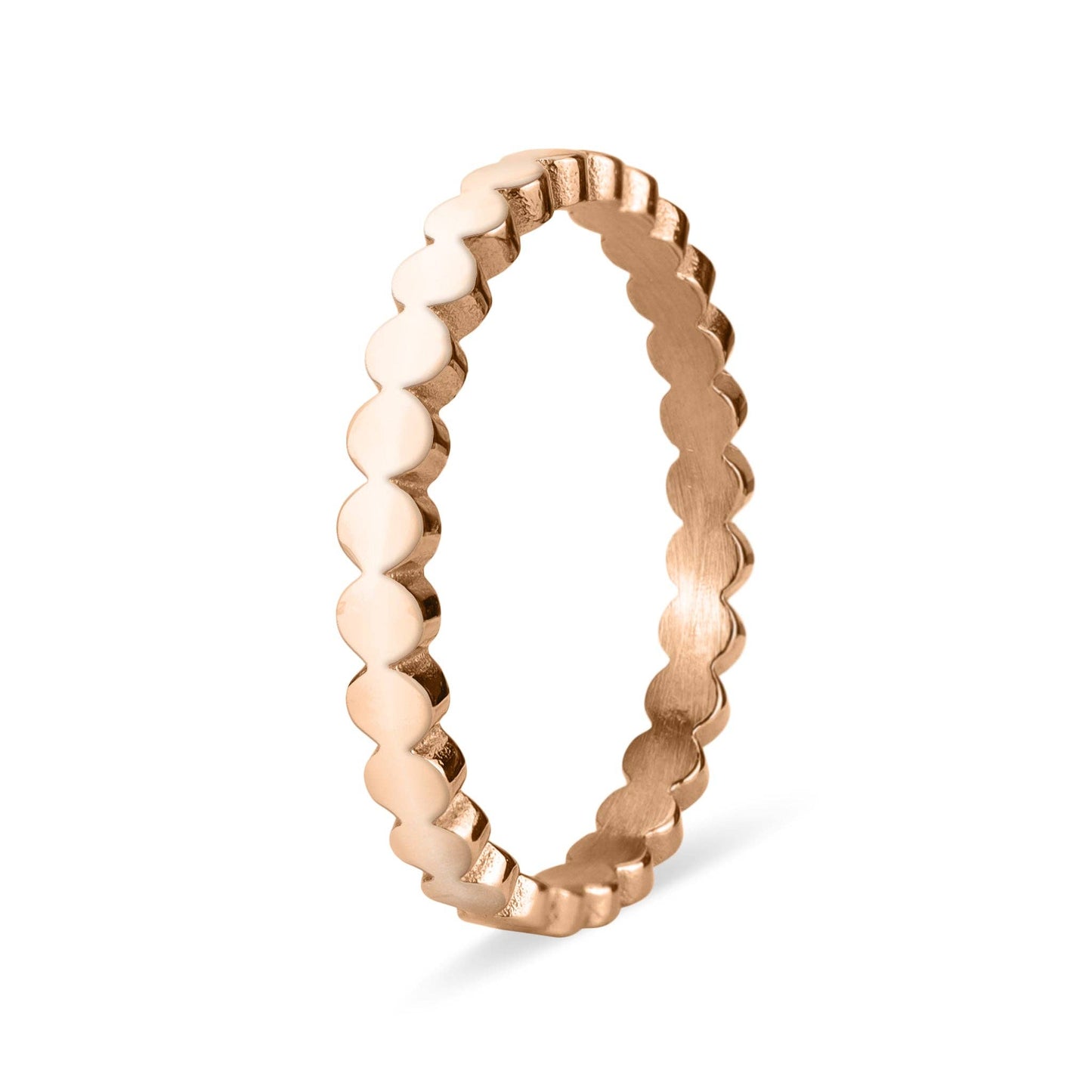 Flat Circle Stacking Ring: Gold / 6