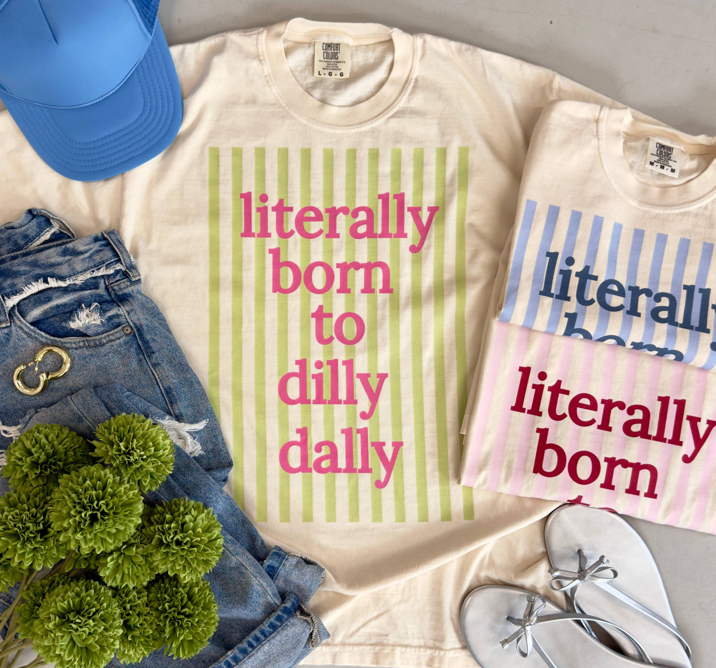 Literally Born To Dilly Dally: Blue / Medium